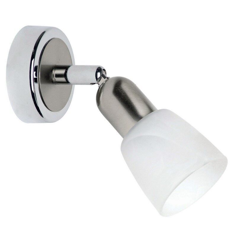 Metalna zidna lampa krom, Ingo