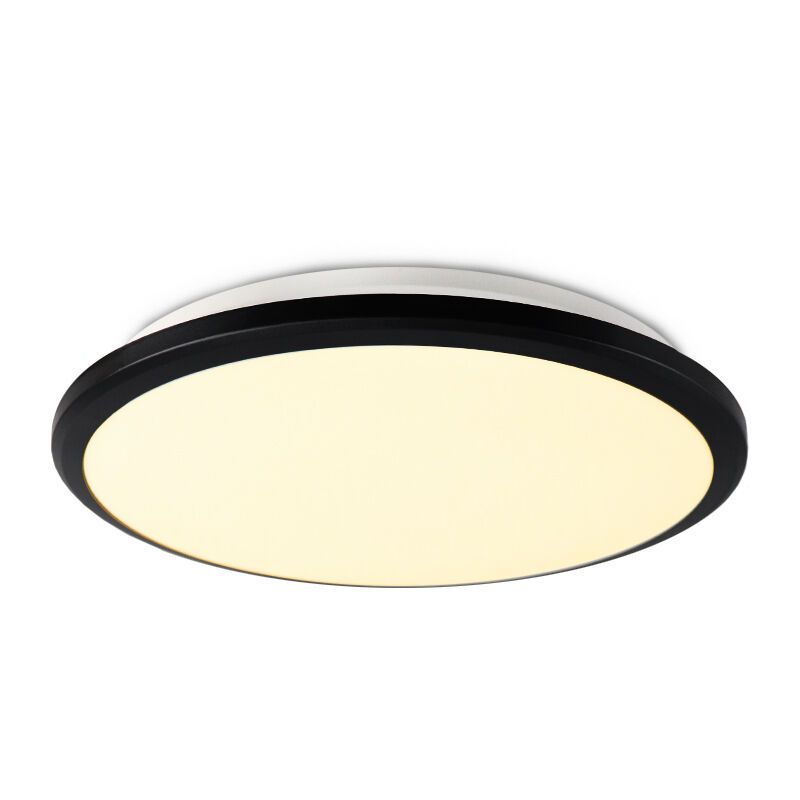 Moderna plafonjera crna, Joachim, 24 W, LED 3000 K