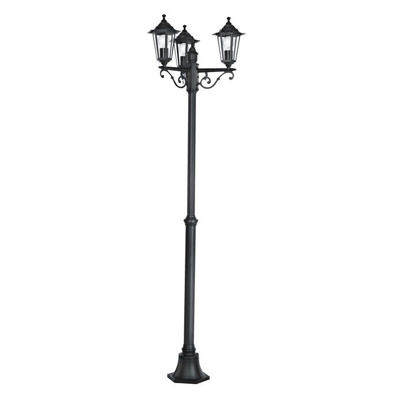 Aluminijski klasični vanjska rasvjeta crni, Alieke, IP44