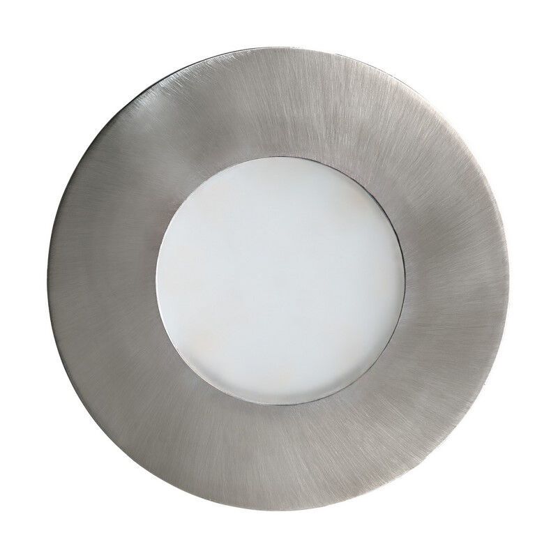 Staklena ugradbena lampa srebrna, Margarita, IP65