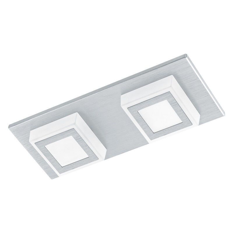 Plastična moderna plafonjera srebrna, Elsien, 3 W, LED 3000 K Plastična moderna plafonjera srebrna, Elsien, 3 W, LED 3000 K