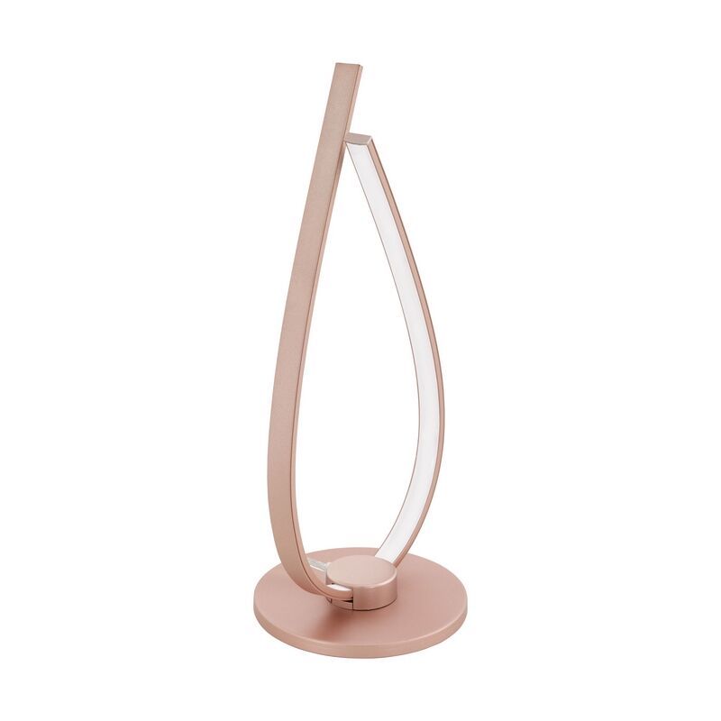 Aluminijska dizajnerska stolna lampa zlata, Josef, 14 W, LED 3000 K, s prekidačem Aluminijska dizajnerska stolna lampa zlata, Josef, 14 W, LED 3000 K, s prekidačem