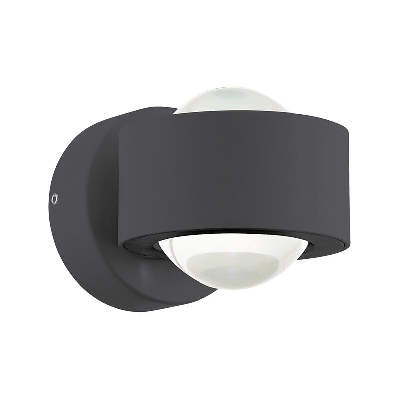 Aluminijska moderna vanjska rasvjeta antracit, Lyn, 2 W, LED 3000 K, IP44