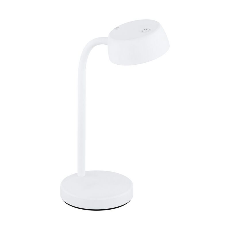 Plastična stolna lampa bijela, Annelin, 4 W, LED 3000 K, s prekidačem