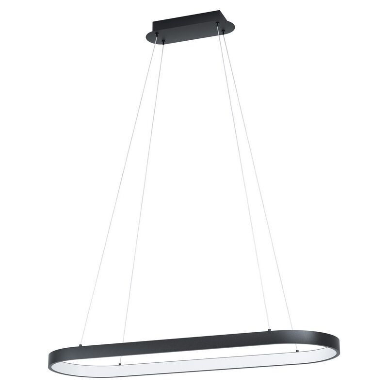 Čelična moderna visilica crna, Maira, 30 W, LED 3000 K Čelična moderna visilica crna, Maira, 30 W, LED 3000 K