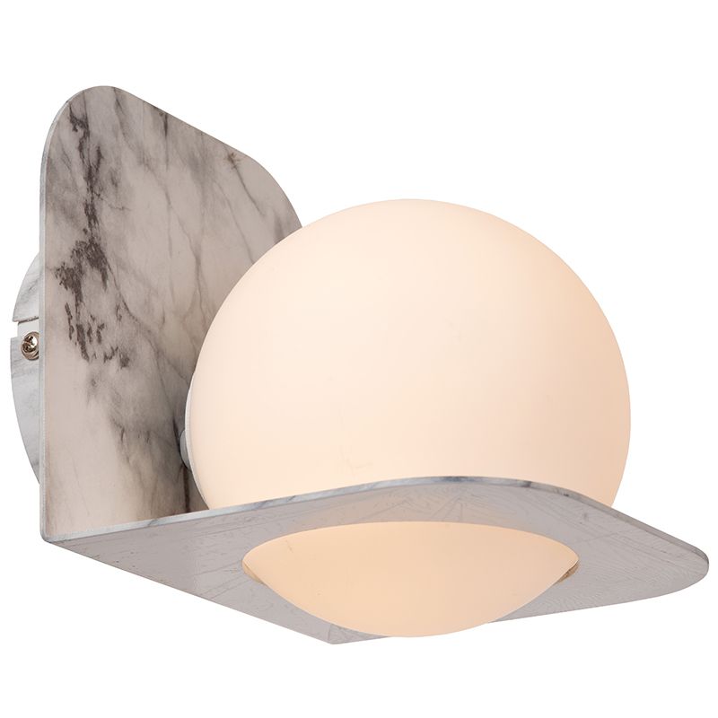 Siva zidna lampa za kupaonicu moderna, Davy, IP44 Siva zidna lampa za kupaonicu moderna, Davy, IP44