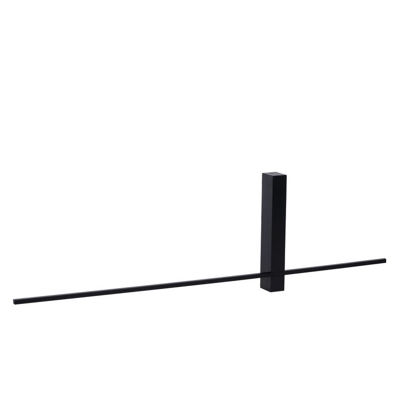 Crna zidna lampa moderna, Segin, 6 W, LED 2700 K