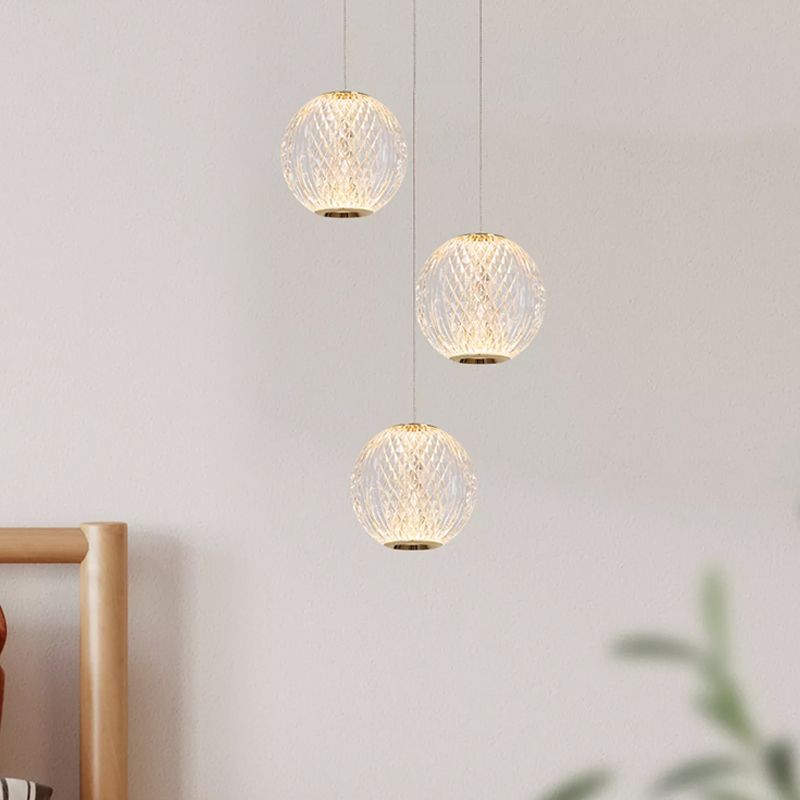 Zlata visilica dizajnerska, Cintra, 4,7 W, LED 2700 K