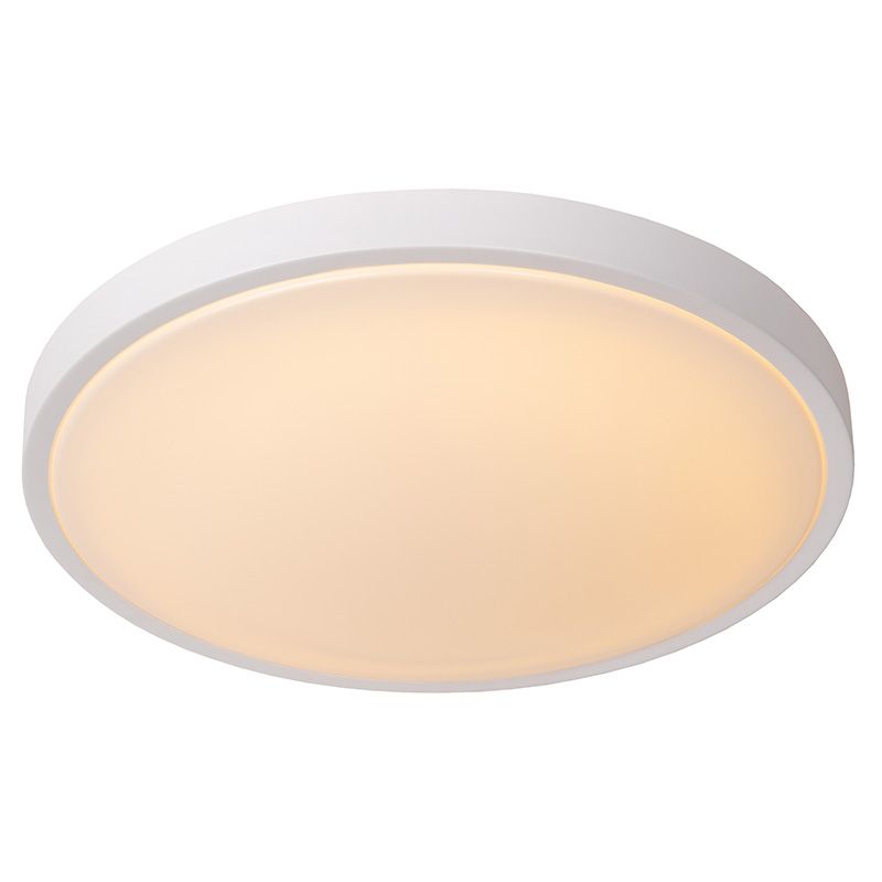 Bijela stropna svjetiljka za kupaonicu moderna, Dasher, 24 W, LED 2700 K, IP44