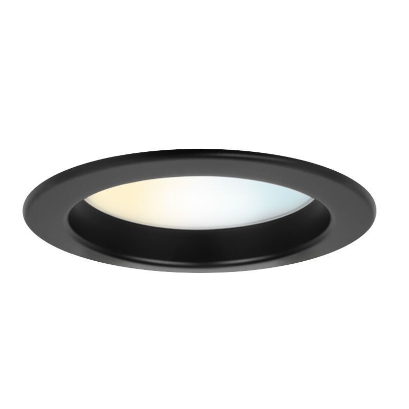 Crni downlight aluminijski, Otmar, 12 W, LED white switch, IP22