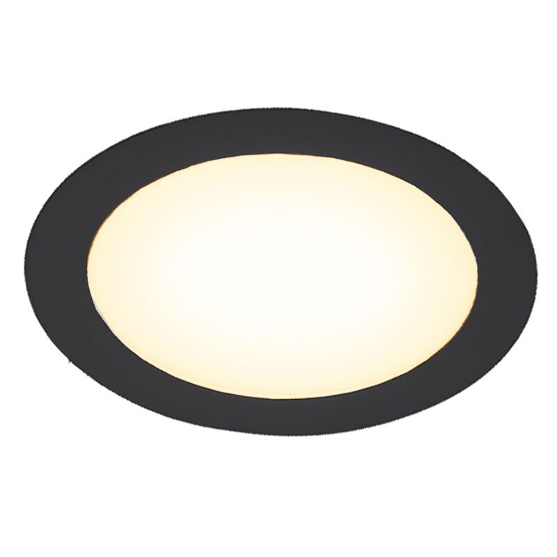 Crni downlight aluminijski, Umbriel, 24 W, LED 3000 K, IP44 Crni downlight aluminijski, Umbriel, 24 W, LED 3000 K, IP44