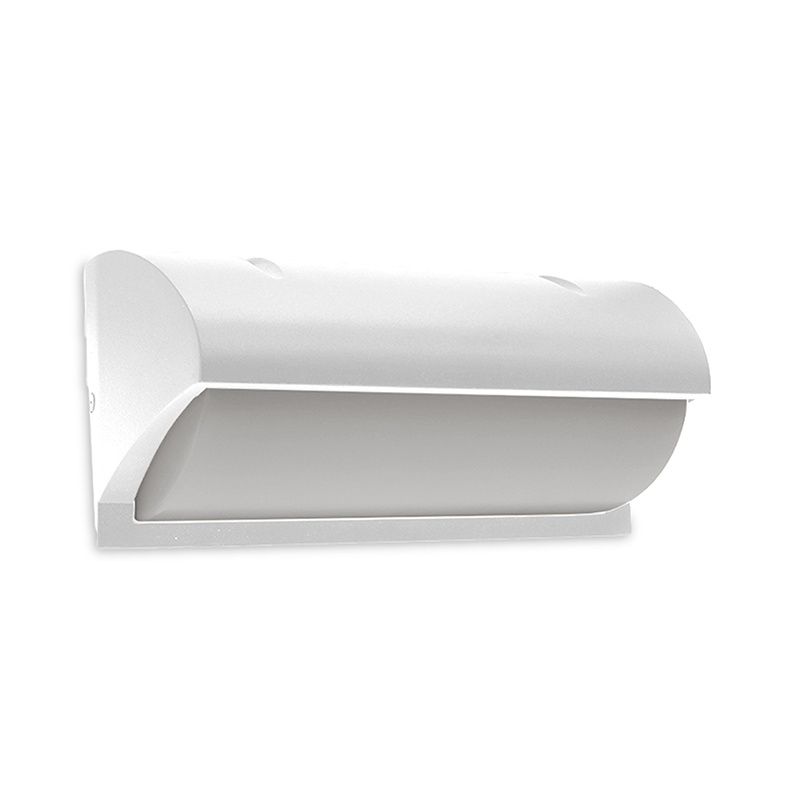 Bijela vanjska rasvjeta aluminijska, Rajko, 12 W, LED 3000 K, IP54