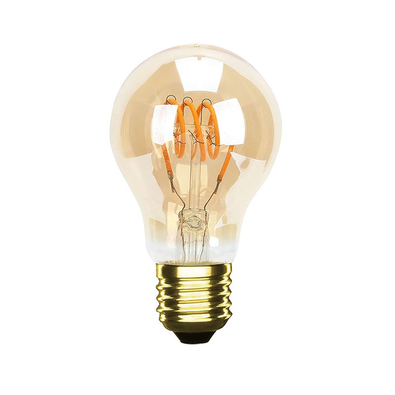 Prigušljiva E27 LED žarulja, jantarna, 4W, 2000K