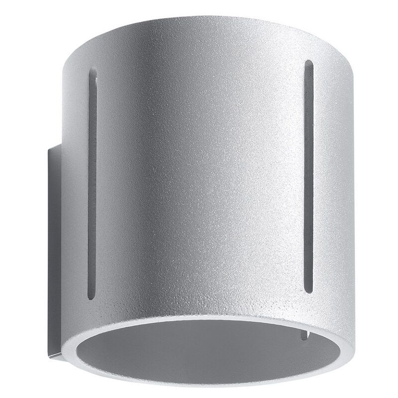 Aluminijska dvosmjerna zidna lampa siva, Jamey