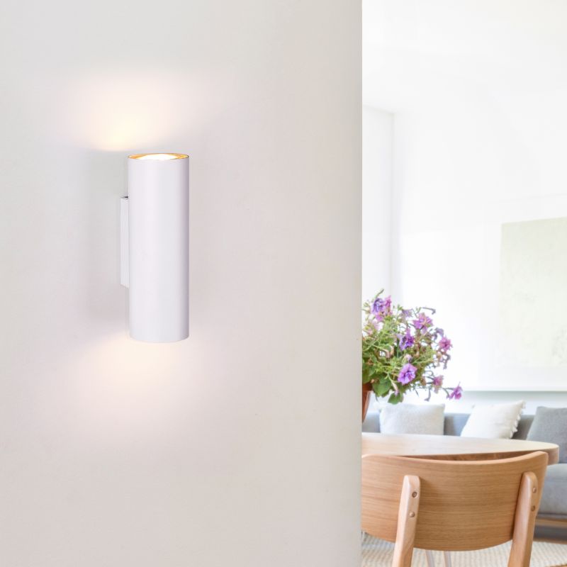 Bijela zidna lampa moderna, Kaso
