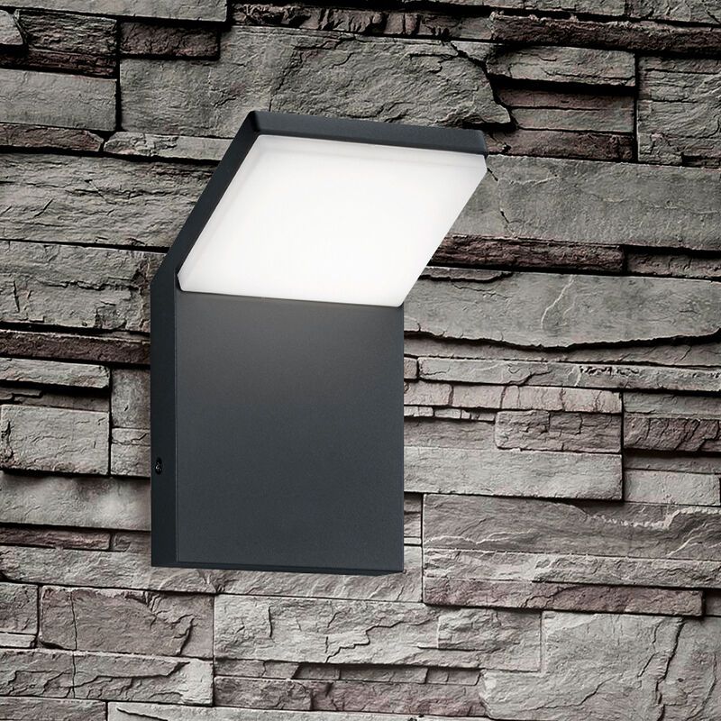 Antracit vanjska rasvjeta moderna, Solana, 9 W, LED 3000 K, IP54