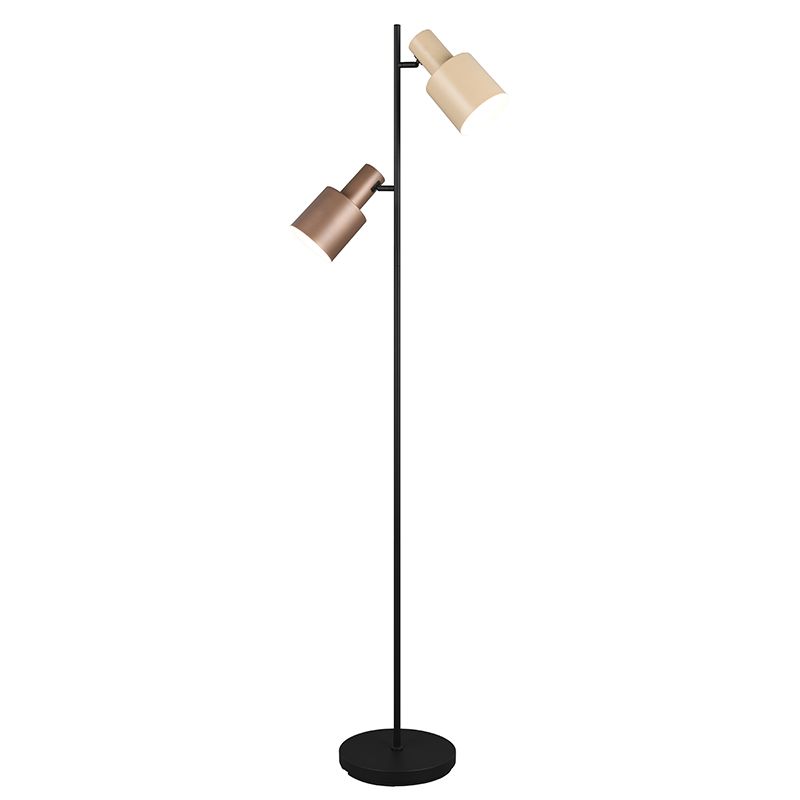 Višebojna podna lampa metalna, Amila, s prekidačem