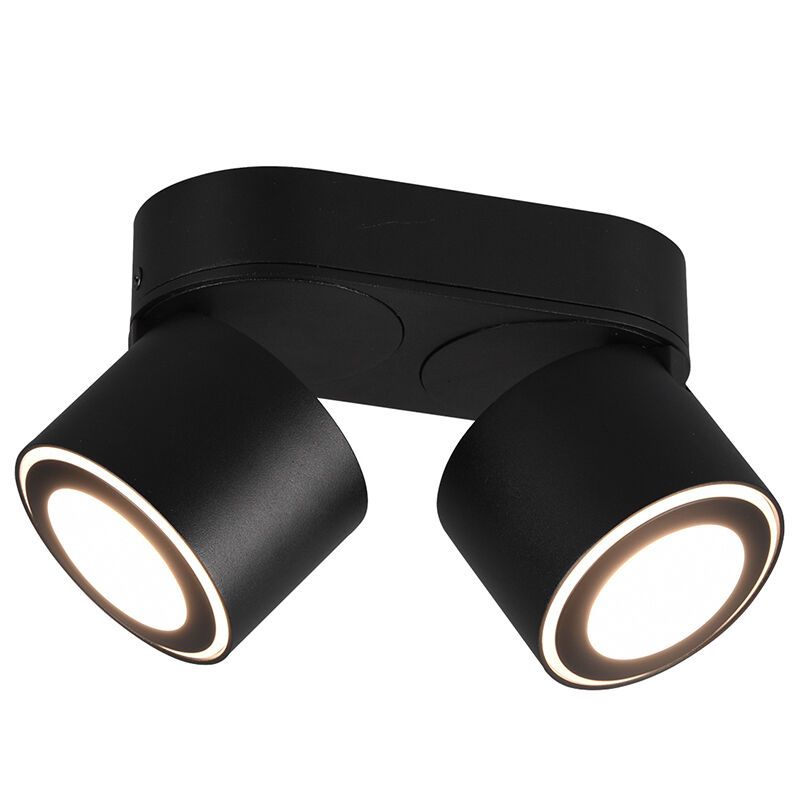 Crna plafonjera moderna, Jorno, 3,5 W, LED 3000 K