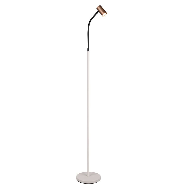 Smeđa podna lampa moderna, Suradj, s prekidačem