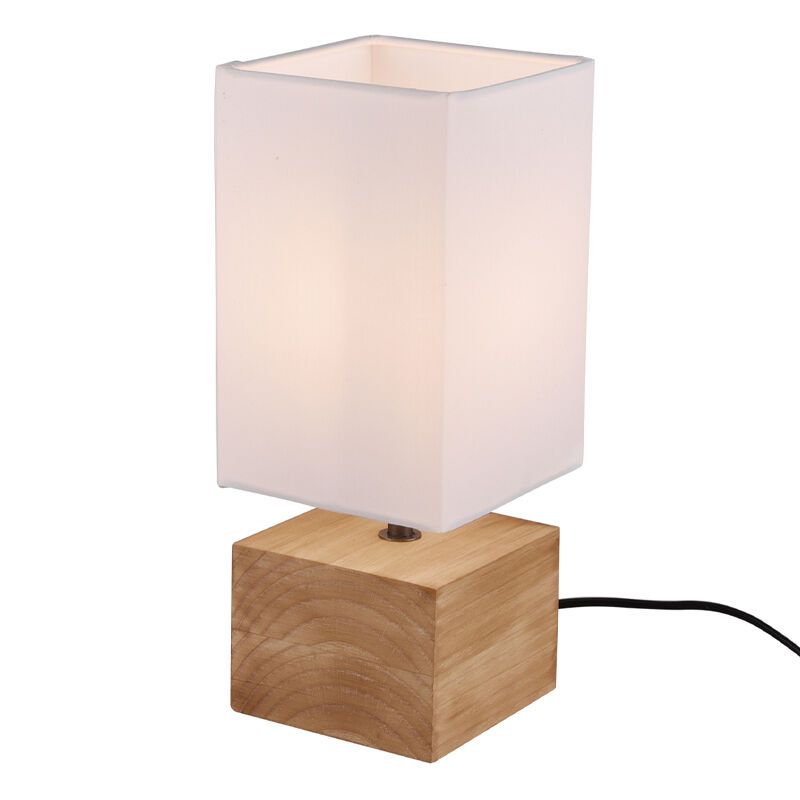 Smeđa stolna lampa moderna, Job, s prekidačem