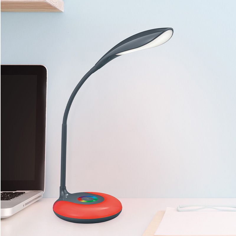 Antracit lampica moderna, Zetan, 3 W, LED RGBW, s dodirnim prigušivačem