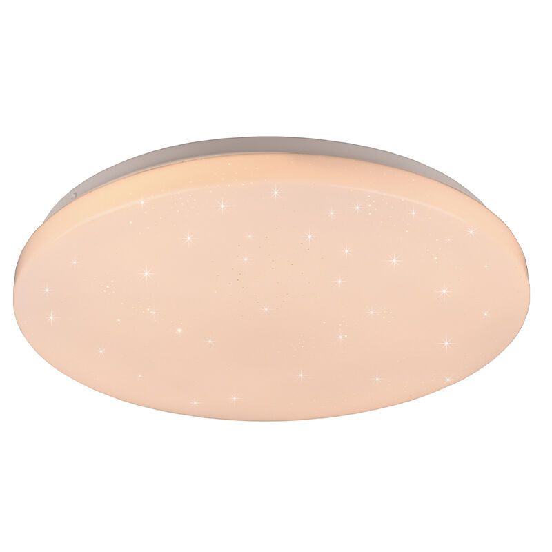 Bijela plafonjera moderna, Catherina, 18 W, LED RGBW, s daljinskim upravljačem