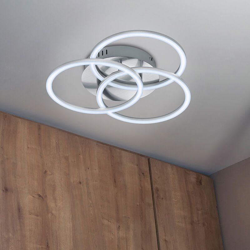 Nikalna plafonjera moderna, Kobus, 27 W, LED podesiv od tople do hladne bijele, s daljinskim upravljačem