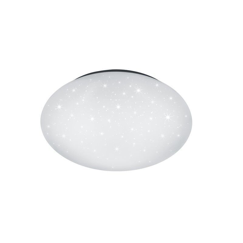 Bijela plafonjera moderna, Neda, 18 W, LED podesiv od tople do hladne bijele, s daljinskim upravljačem