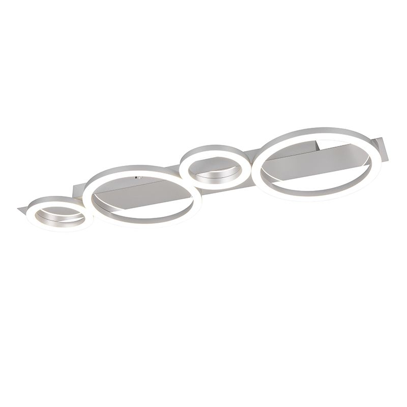 Krom stropna rasvjeta dizajnerska, Ishaan, 26,5 W, LED 4000 K Krom stropna rasvjeta dizajnerska, Ishaan, 26,5 W, LED 4000 K