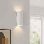 Moderna dvosmjerna zidna lampa bijela, Elena
