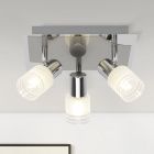 Metalni stropni reflektor krom, Blake, 28 W, LED 2700 K