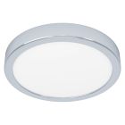 Plastična stropna svjetiljka za kupaonicu krom, Geraldo, 17 W, LED 3000 K, IP44