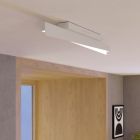 Plastična dizajnerska pametna stropna svjetiljka bijela, Birkan, 13,5 W, LED RGBW, s daljinskim upravljačem