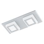 Plastična moderna plafonjera srebrna, Elsien, 3 W, LED 3000 K