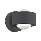 Aluminijska moderna vanjska rasvjeta antracit, Lyn, 2 W, LED 3000 K, IP44