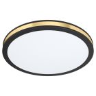 Čelična moderna plafonjera crna, Rivano, 11 W, LED 3000 K
