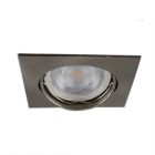 Krom ugradbena lampa aluminijska, Ravi
