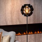 Crna podna lampa moderna, Hannelore