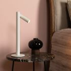 Bijela punjiva stolna lampa moderna, Antrim, 2,2 W, LED 2700 K, IP54, s dodirnim prigušivačem