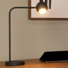 Crna punjiva stolna lampa moderna, Comet, 3 W, LED 2700 K, s dodirnim prigušivačem