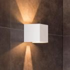Bijela dvosmjerna zidna lampa moderna, Axi, 6 W, LED 2700 K, IP54