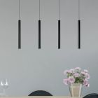 Crna visilica moderna, Lorenz, 4 W, LED 3000 K