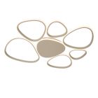 Taupe plafonjera moderna, Samling, 72 W, LED white switch
