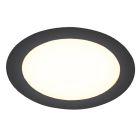 Crni downlight aluminijski, Umbriel, 12 W, LED 4000 K, IP44