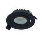 Crni downlight aluminijski, Wimke, 5 W, LED RGBW, IP54