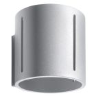 Aluminijska dvosmjerna zidna lampa siva, Jamey