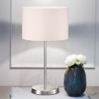 Nikalna stolna lampa metalna, Ledbury, s prekidačem