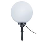 Crna lampa s šiljkom staklena, Ytske, IP44