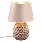 Keramička stolna lampa bež, Anderson, s prekidačem