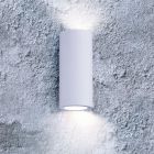 Gipsana dvosmjerna zidna lampa bijela, Zelar